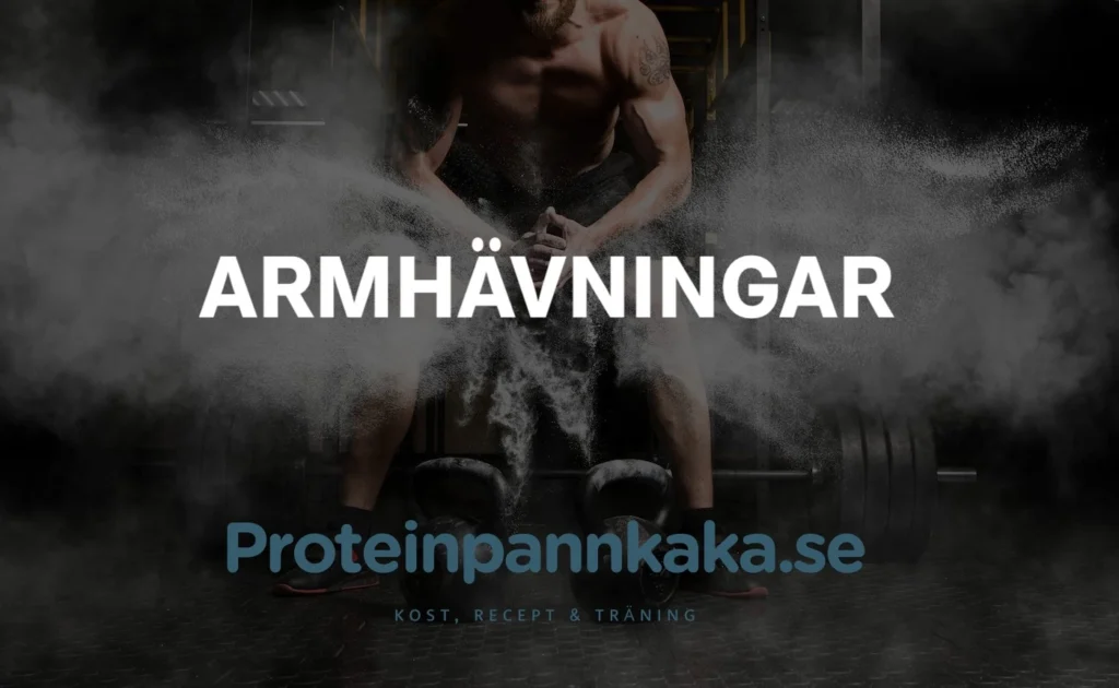 Armhävningar - Hur du gör armhävningar