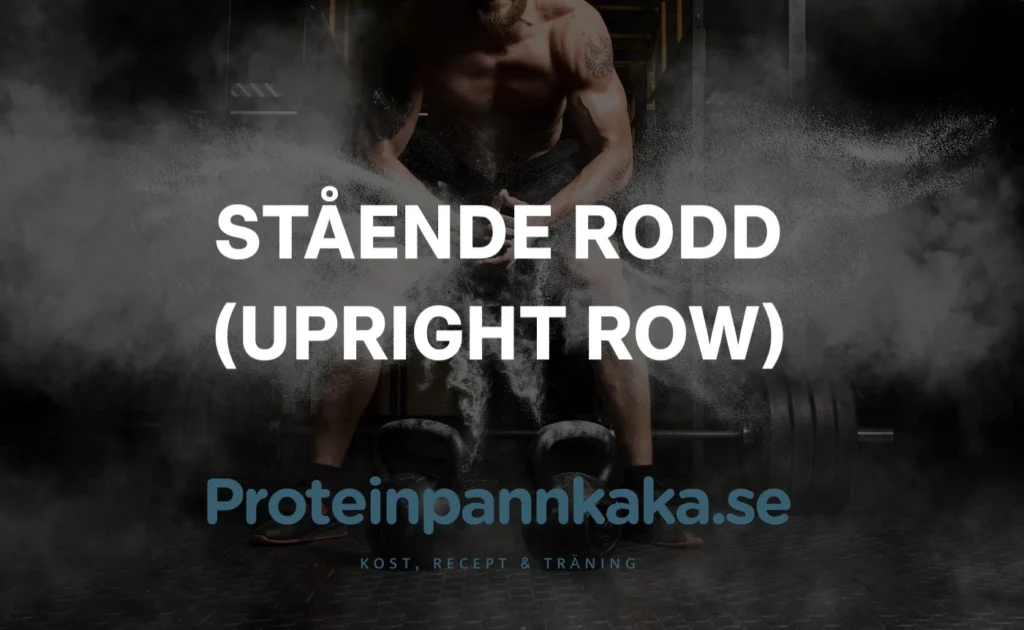 Stående rodd (Upright row)